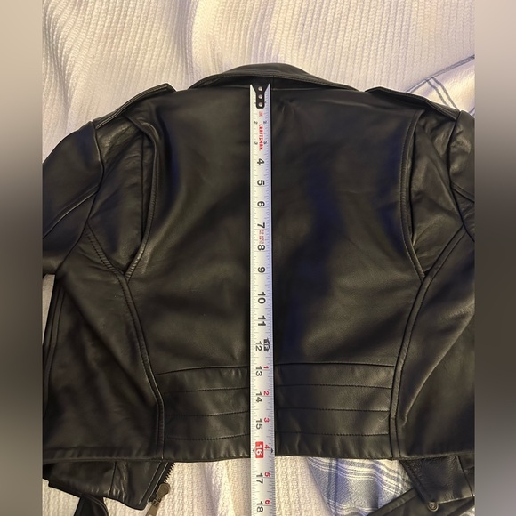 Rebecca Minkoff Lamskin Leather Jacket - Picture 7 of 10